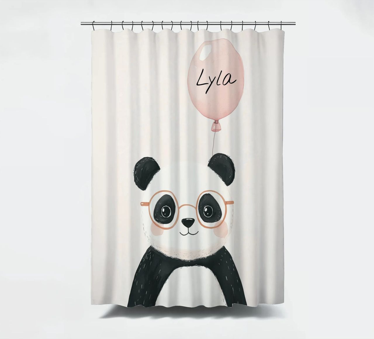 Custom Name Print, Personalized Print for Nursery shower curtain by Little Lola