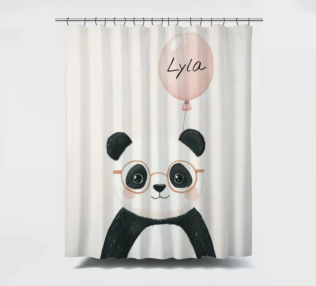 Custom Name Print, Personalisierter Druck für Kinderzimmer Duschvorhang von Little Lola