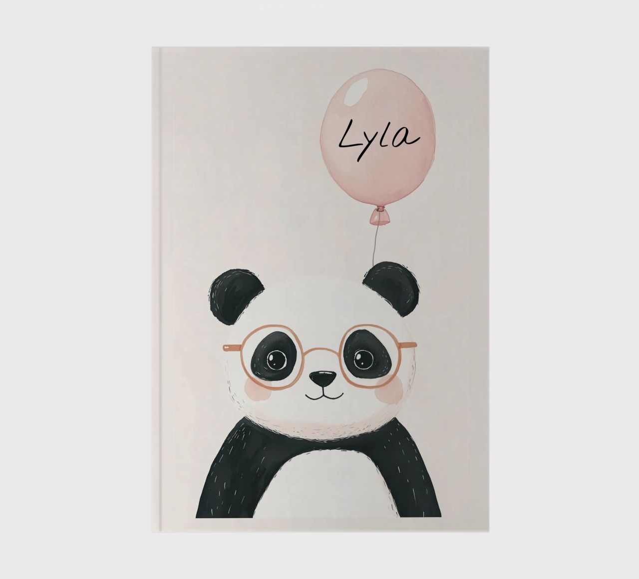 Custom Name Print, Personalized Print for Nursery notebook by Little Lola