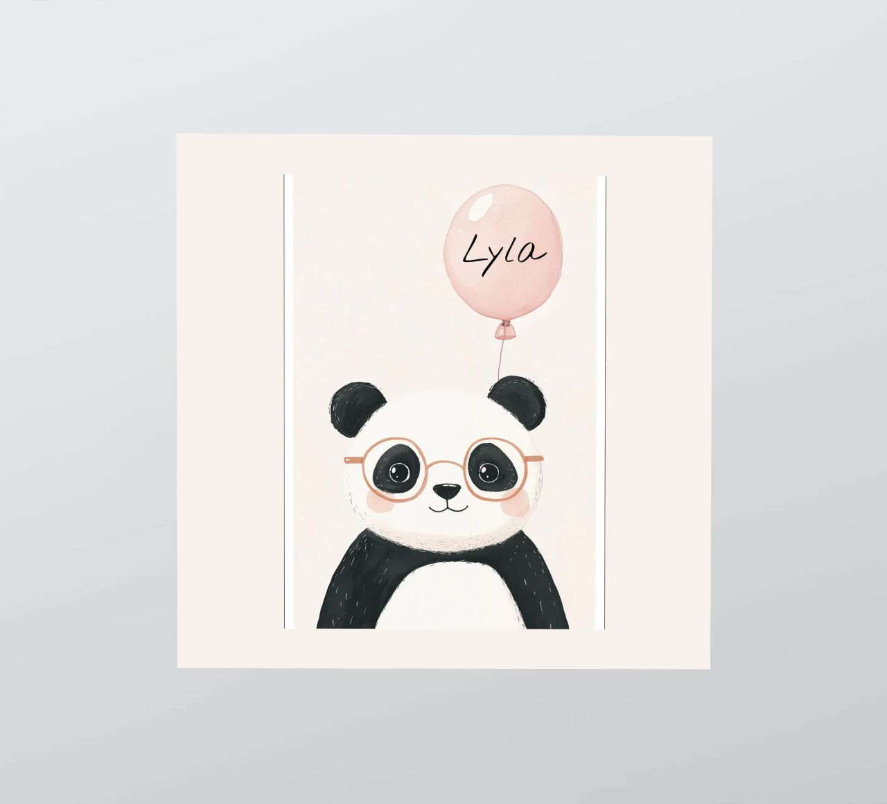 Custom Name Print, Personalized Print for Nursery sticker by Little Lola