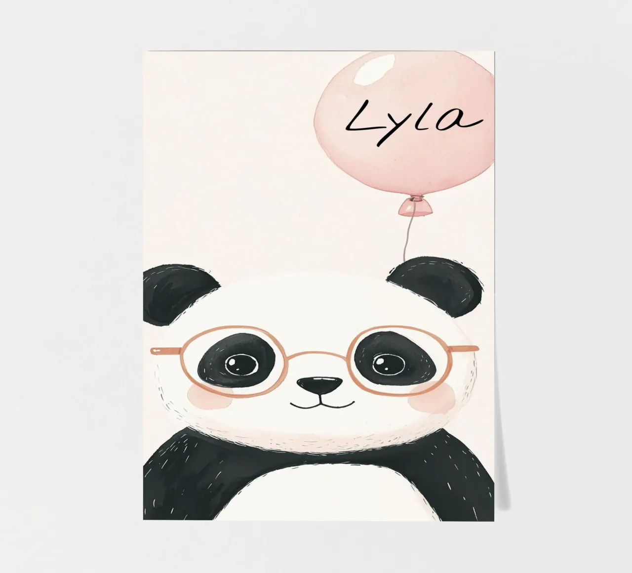 Custom Name Print, Personalisierter Druck für Kinderzimmer Stickerbogen von Little Lola