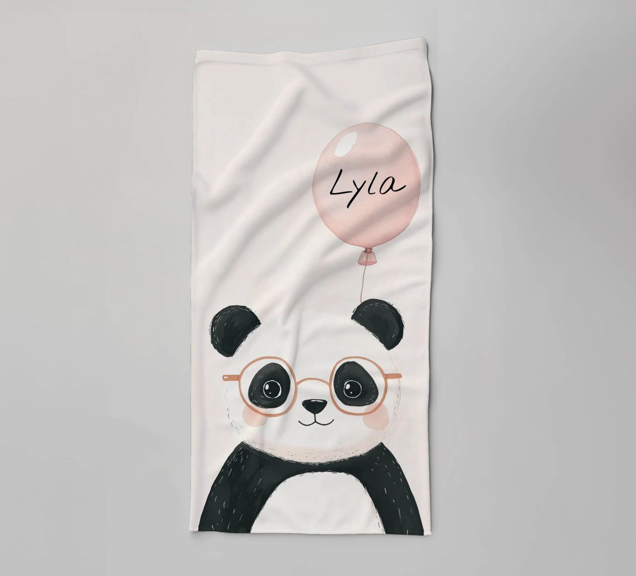 Custom Name Print, Personalized Print for Nursery towel by Little Lola