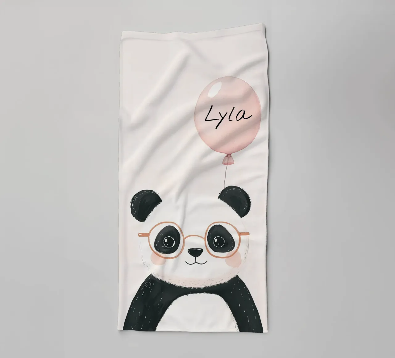 Custom Name Print, Personalized Print for Nursery towel by Little Lola