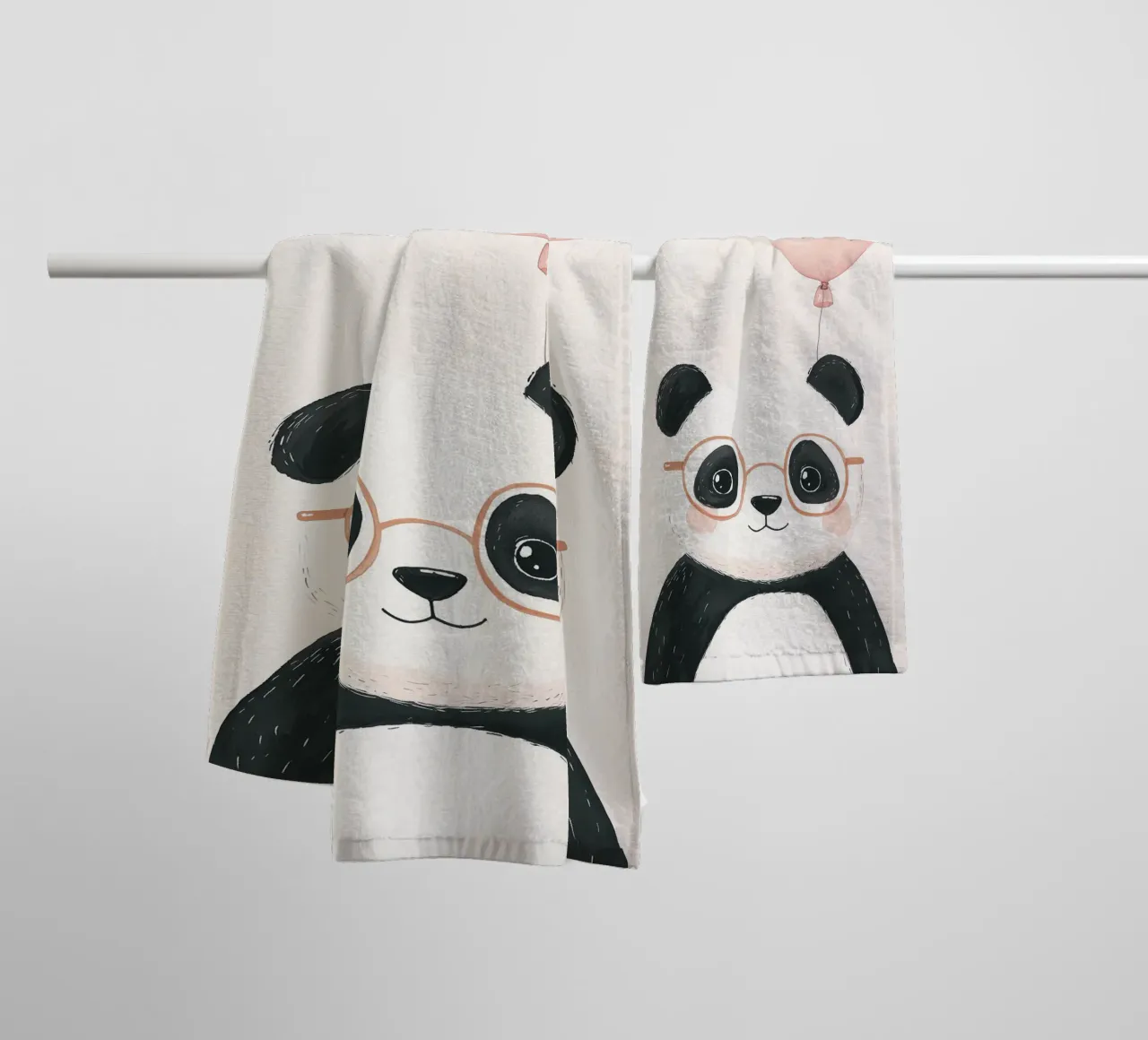 Custom Name Print, Personalized Print for Nursery towel by Little Lola
