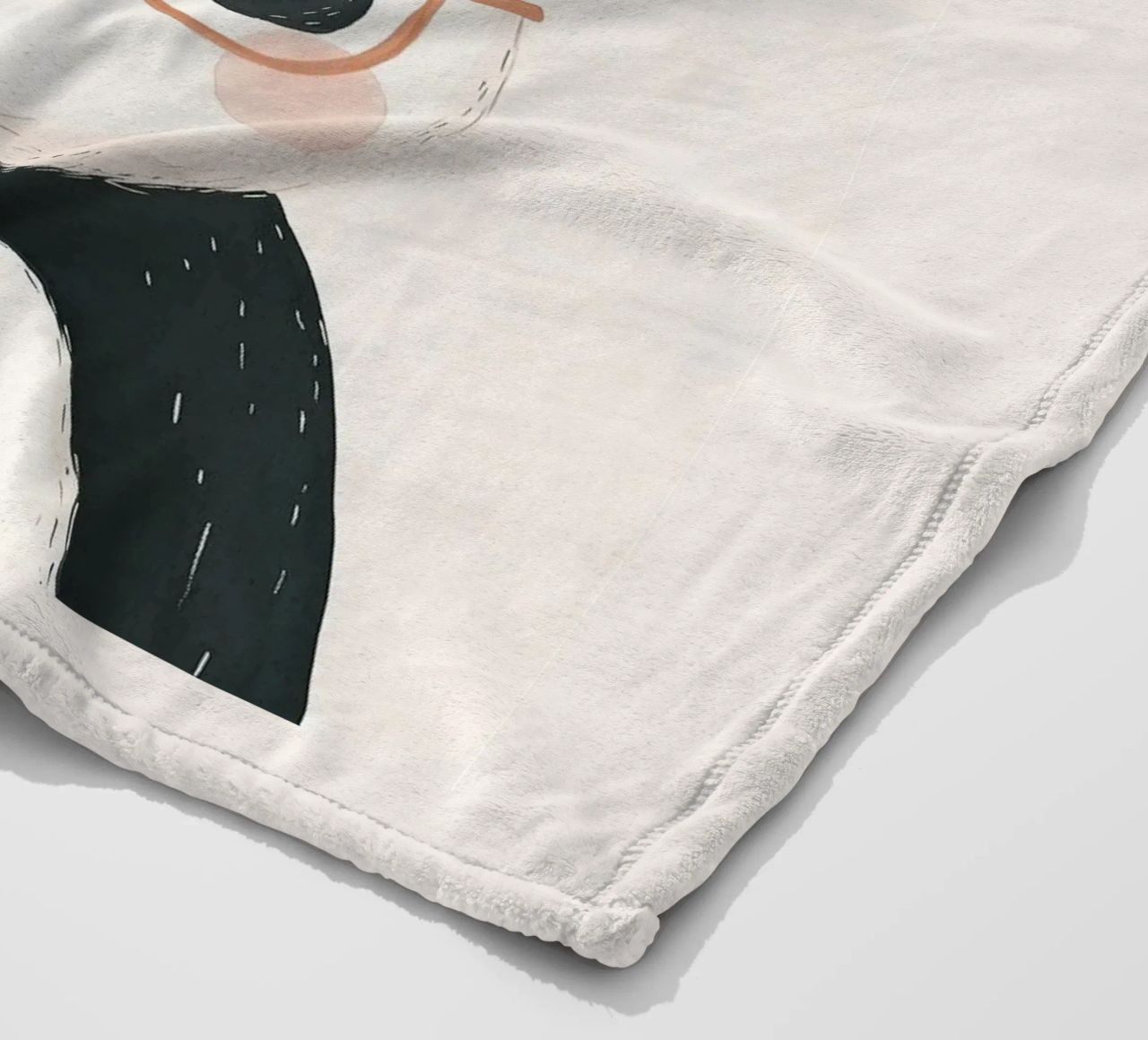 Custom Name Print, Personalized Print for Nursery fleece blanket by Little Lola