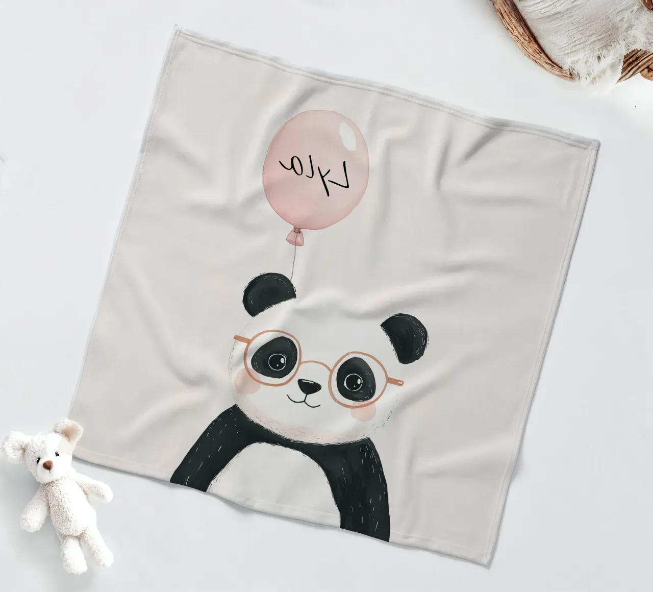 Impression de nom personnalisé, impression personnalisée pour la chambre d'enfant plaid polaire de Little Lola