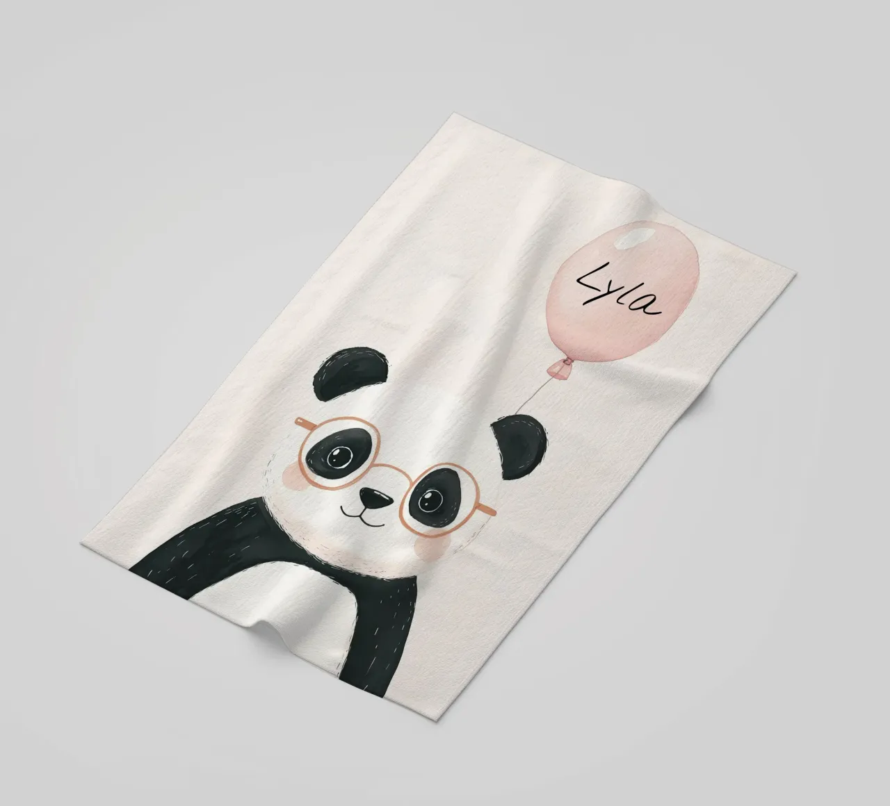Impression de nom personnalisé, impression personnalisée pour la chambre d'enfant serviette de plage de Little Lola