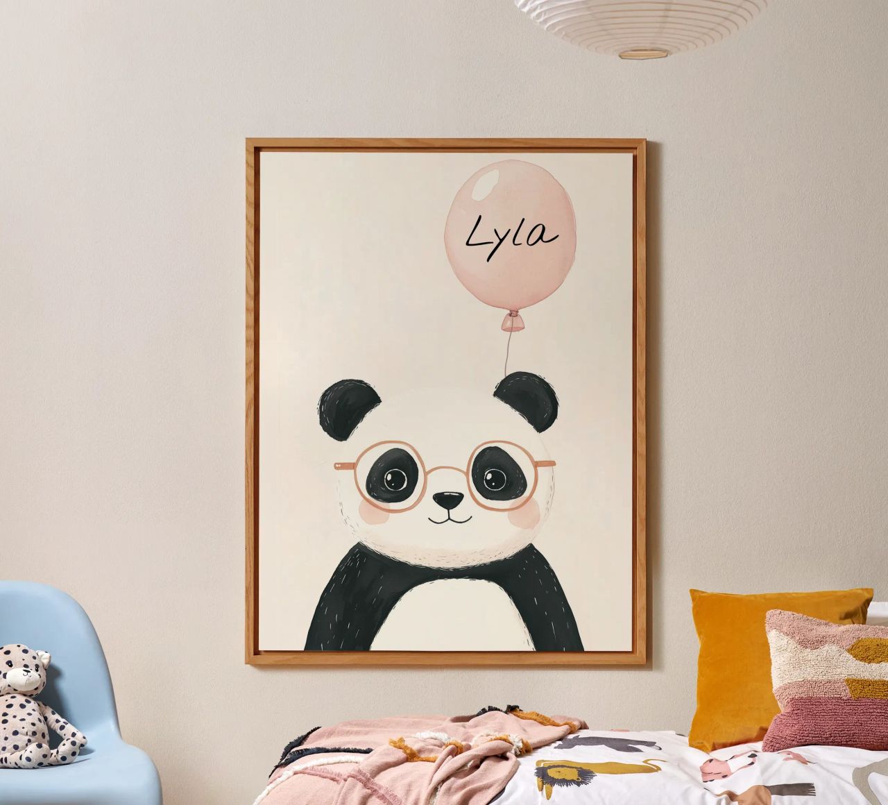 Custom Name Print, Personalized Print for Nursery alu-dibond by Little Lola
