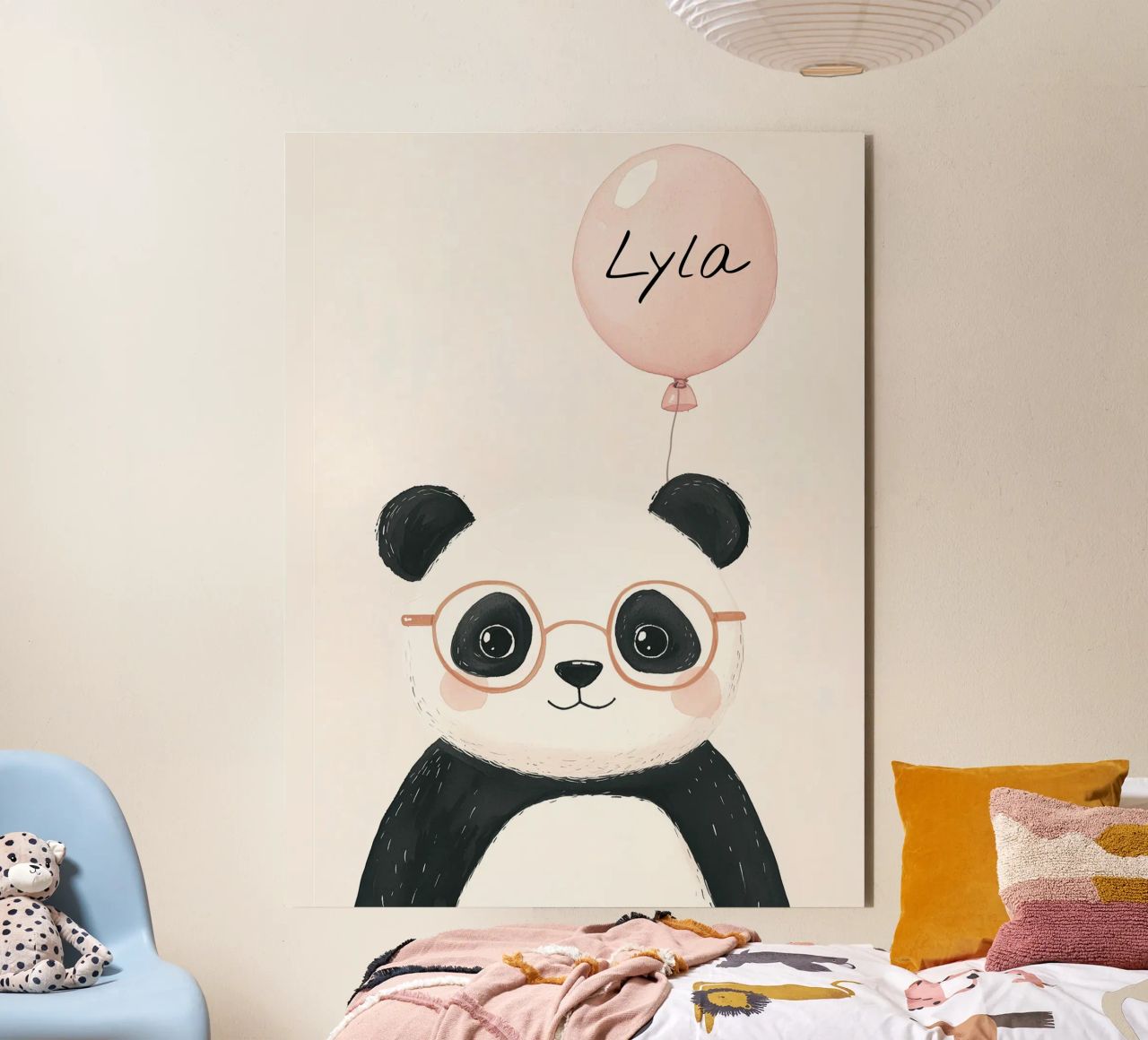 Custom Name Print, Personalized Print for Nursery alu-dibond by Little Lola