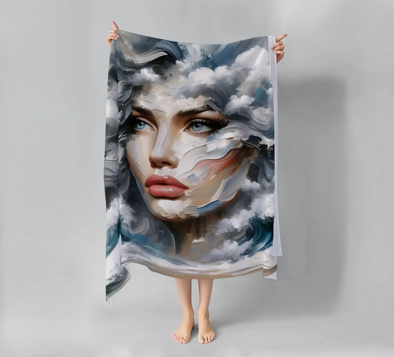 Tempesta in mare telo mare da ARTOMATIC