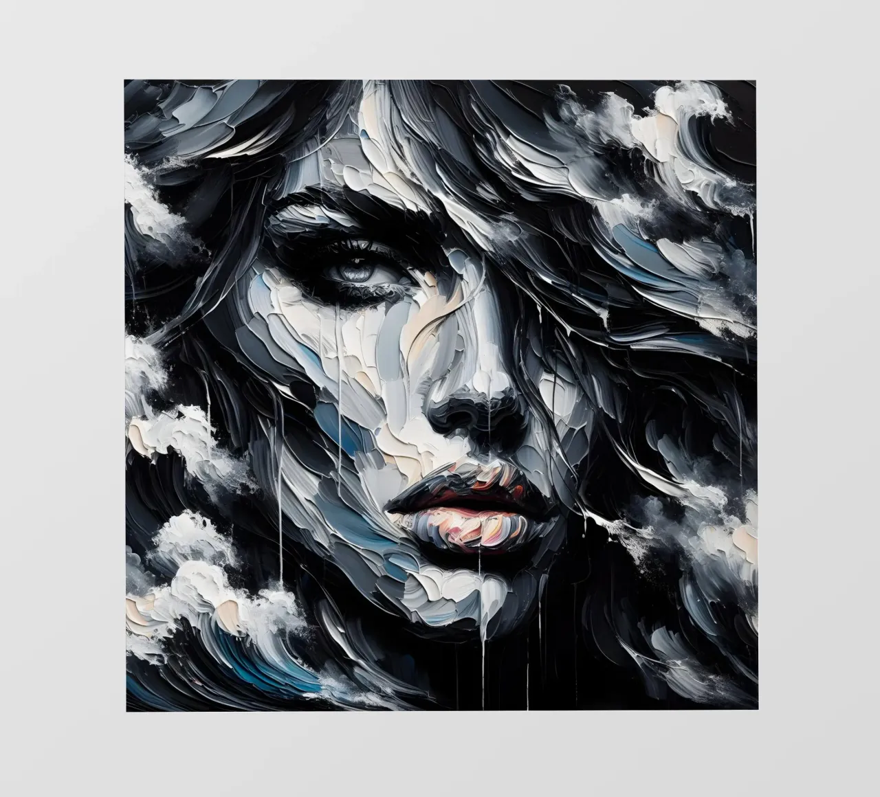 DONKERE GOLVEN fotobehang van ARTOMATIC