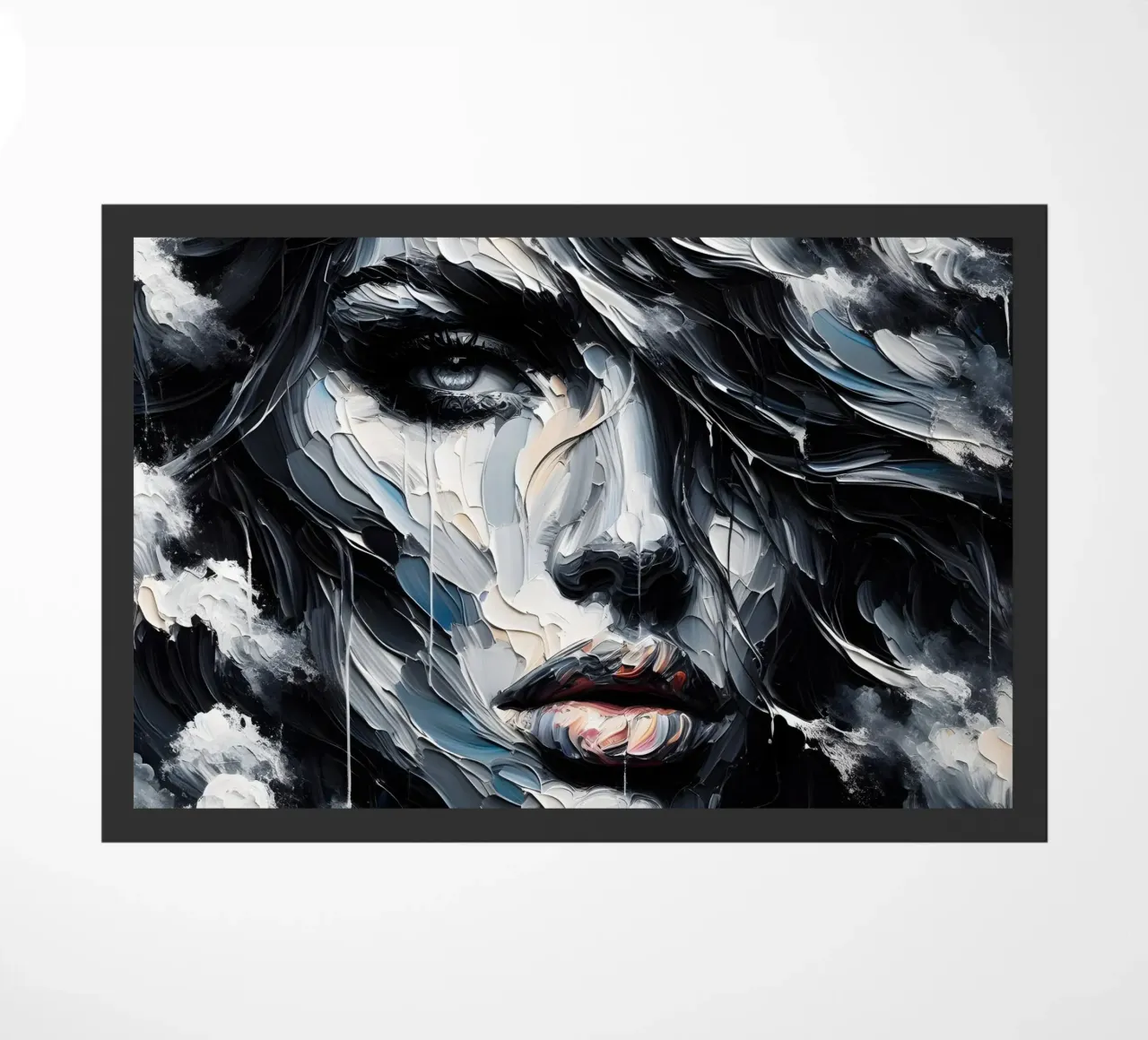 DARK WAVES doormat by ARTOMATIC