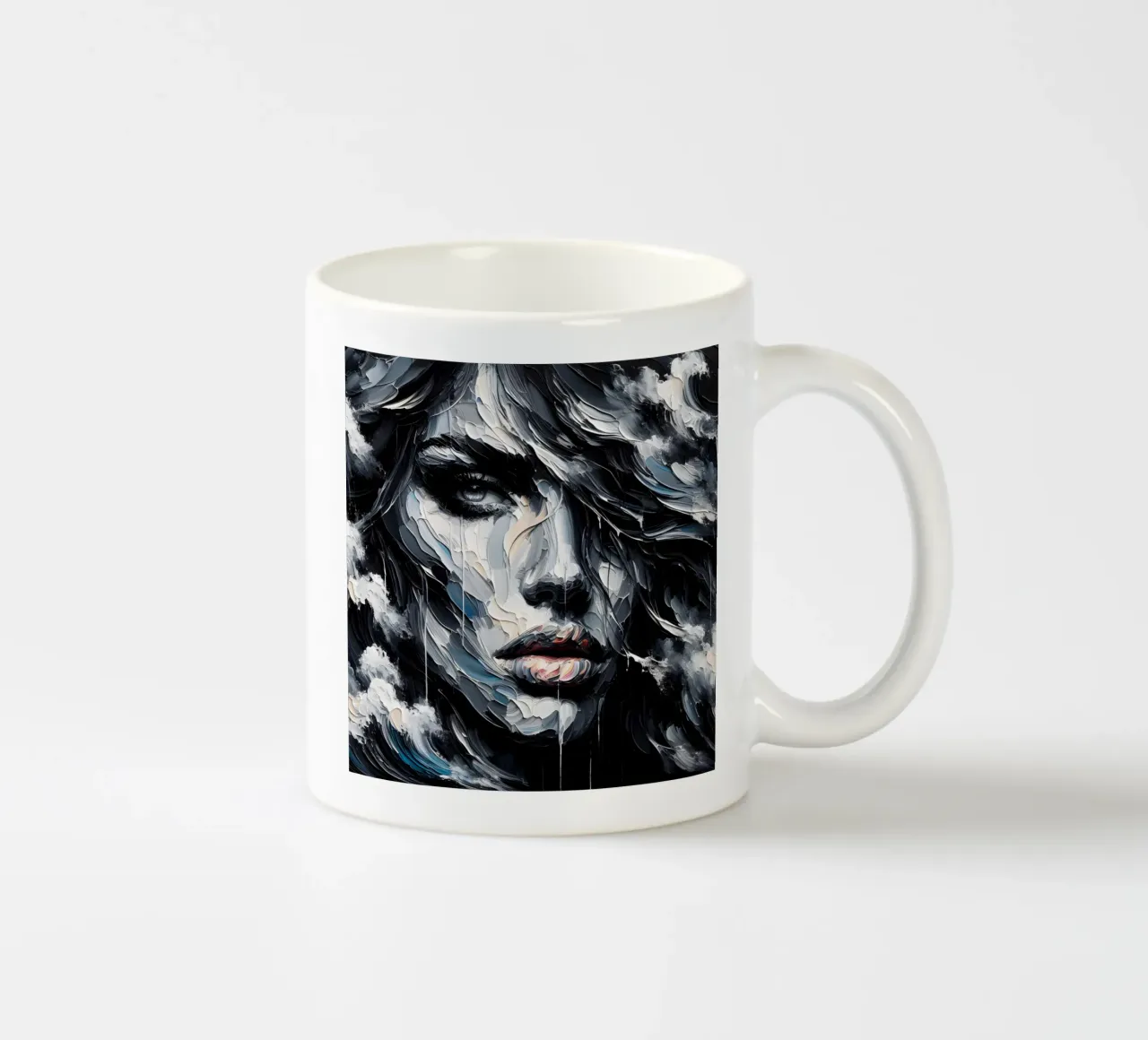 DARK WAVES ceramic mug by ARTOMATIC