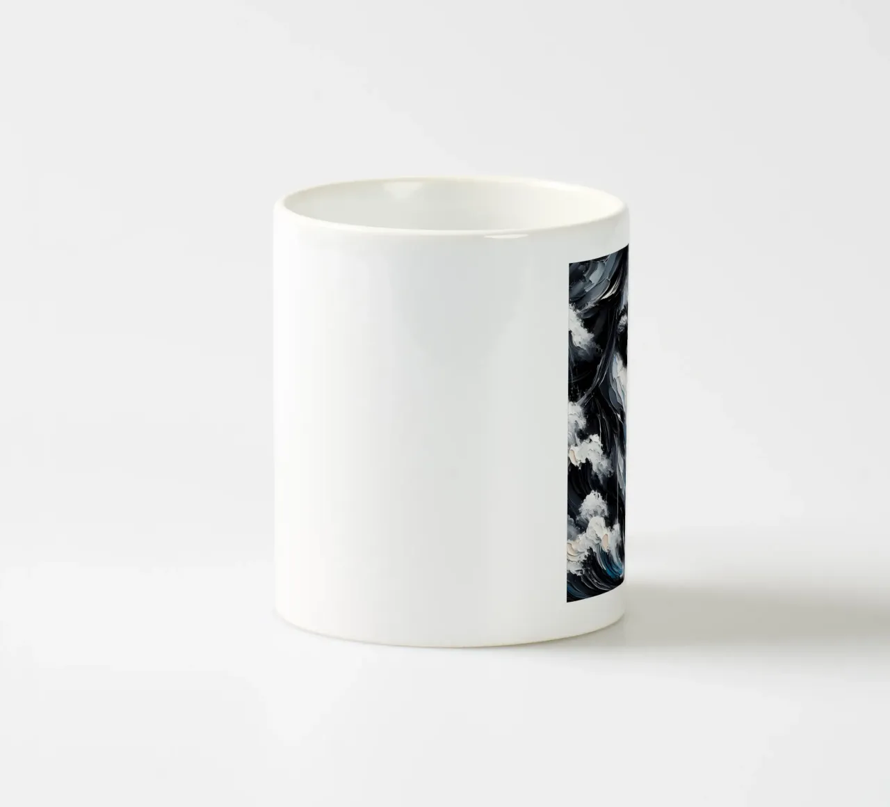 DARK WAVES ceramic mug by ARTOMATIC