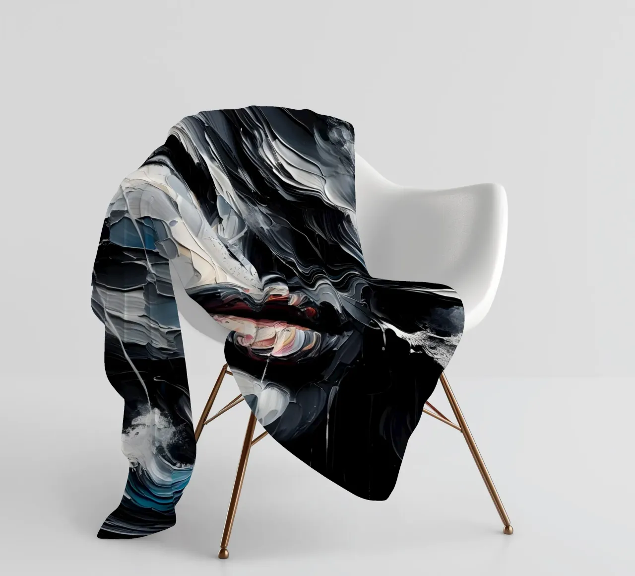 DONKERE GOLVEN fleecedeken van ARTOMATIC