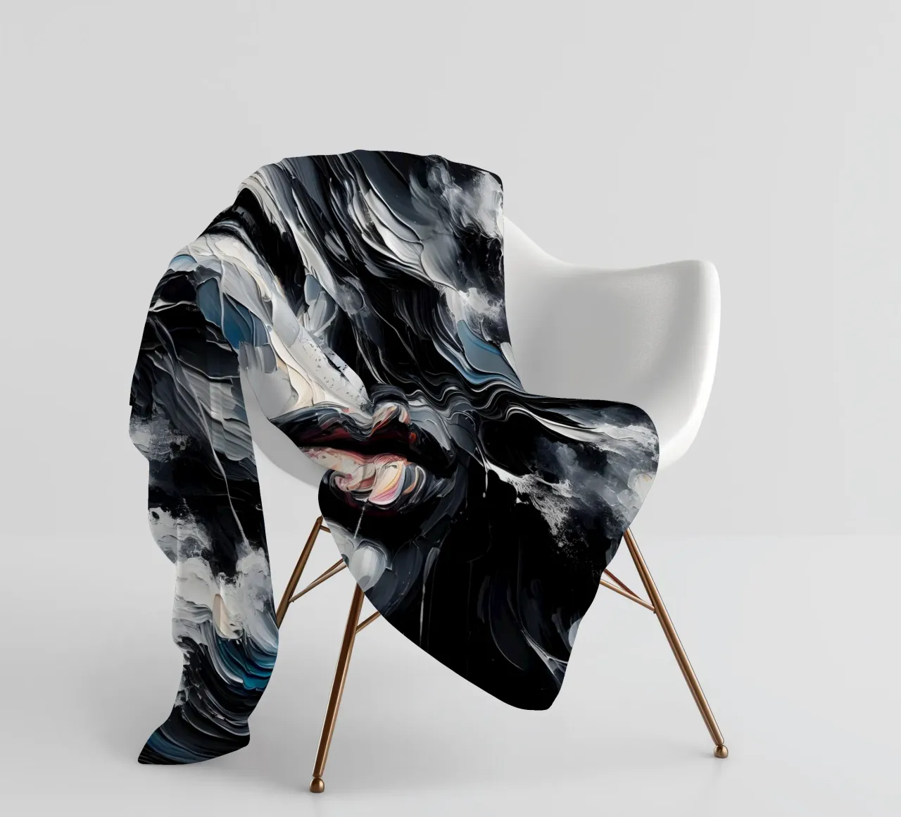 DONKERE GOLVEN fleecedeken van ARTOMATIC