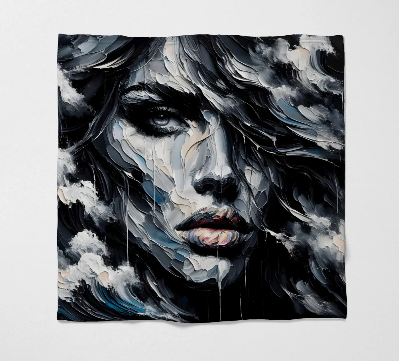DARK WAVES fleecedeken van ARTOMATIC
