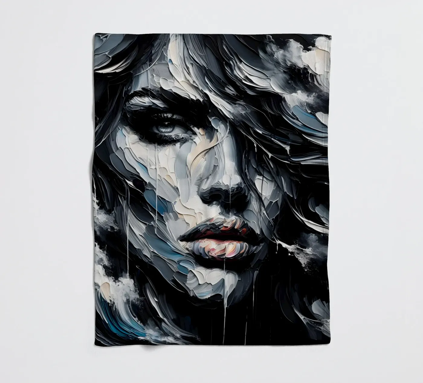 DARK WAVES fleecedeken van ARTOMATIC