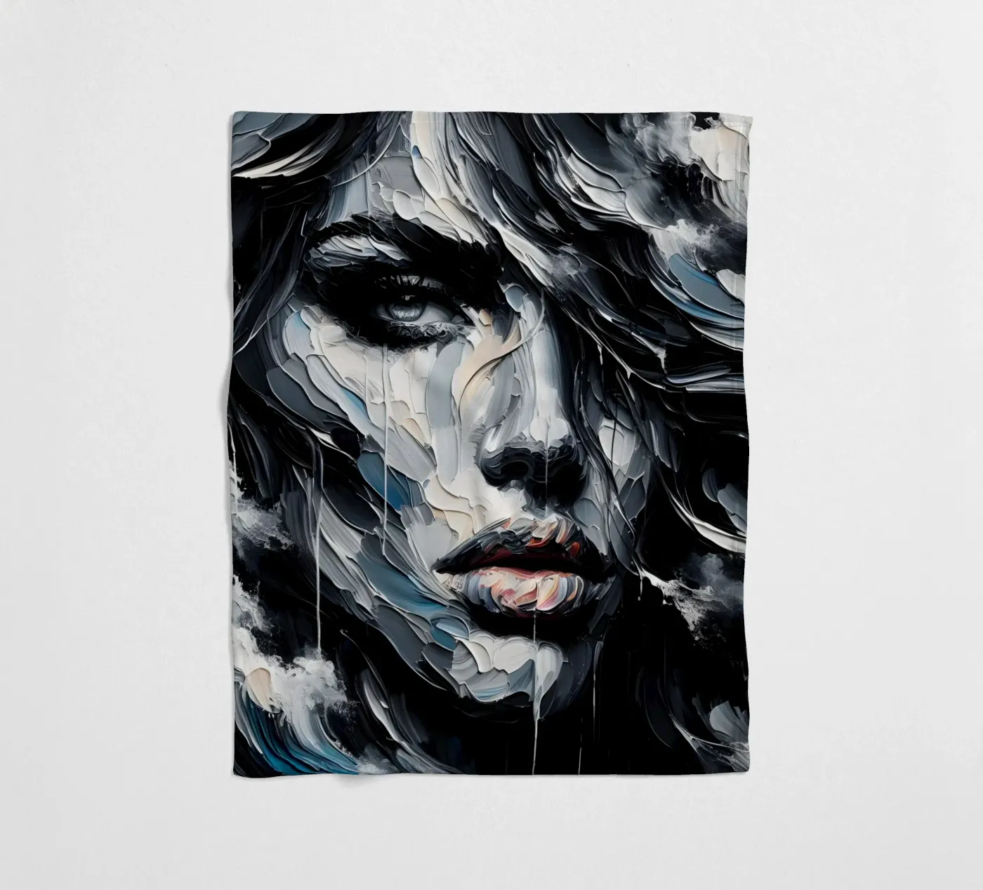 DARK WAVES fleecedeken van ARTOMATIC