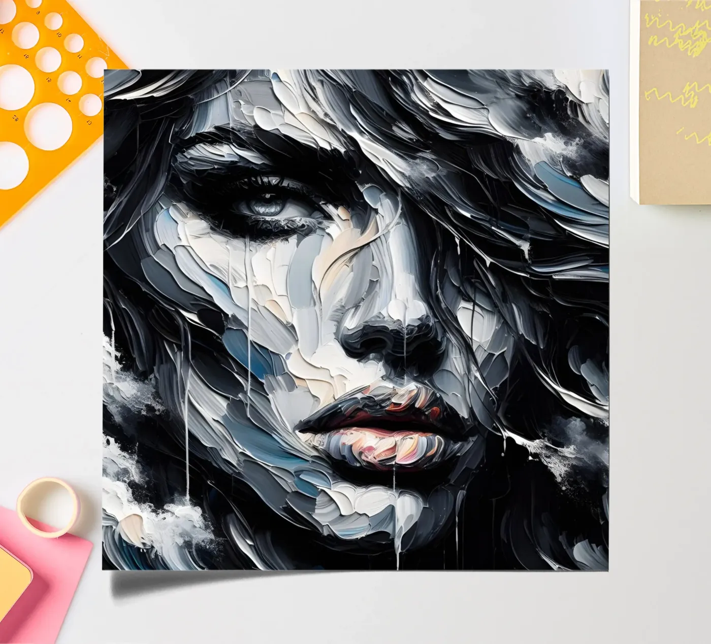 DARK WAVES sticker sheet by ARTOMATIC