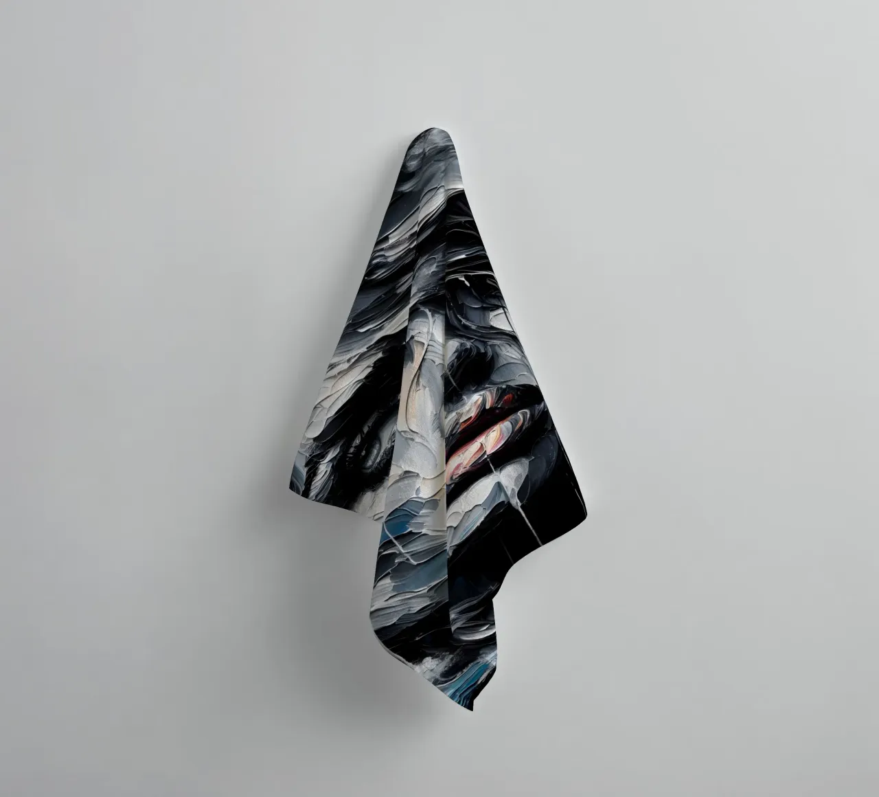 DARK WAVES towel by ARTOMATIC