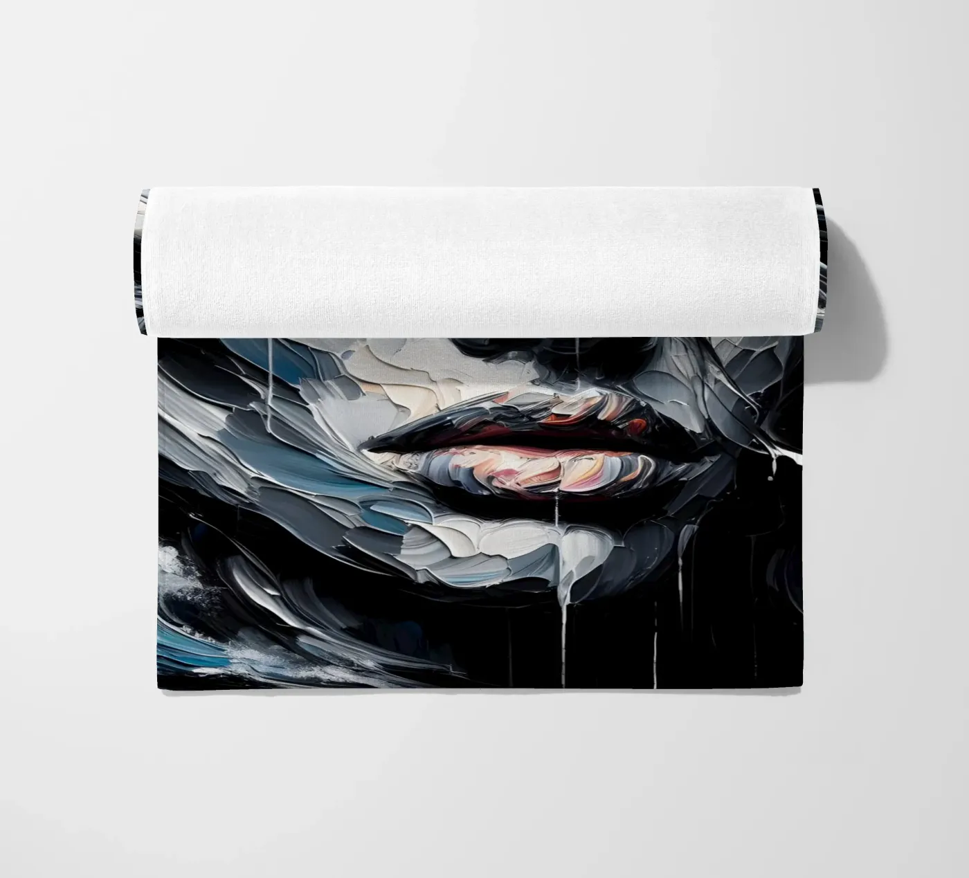 DARK WAVES Strandtuch von ARTOMATIC