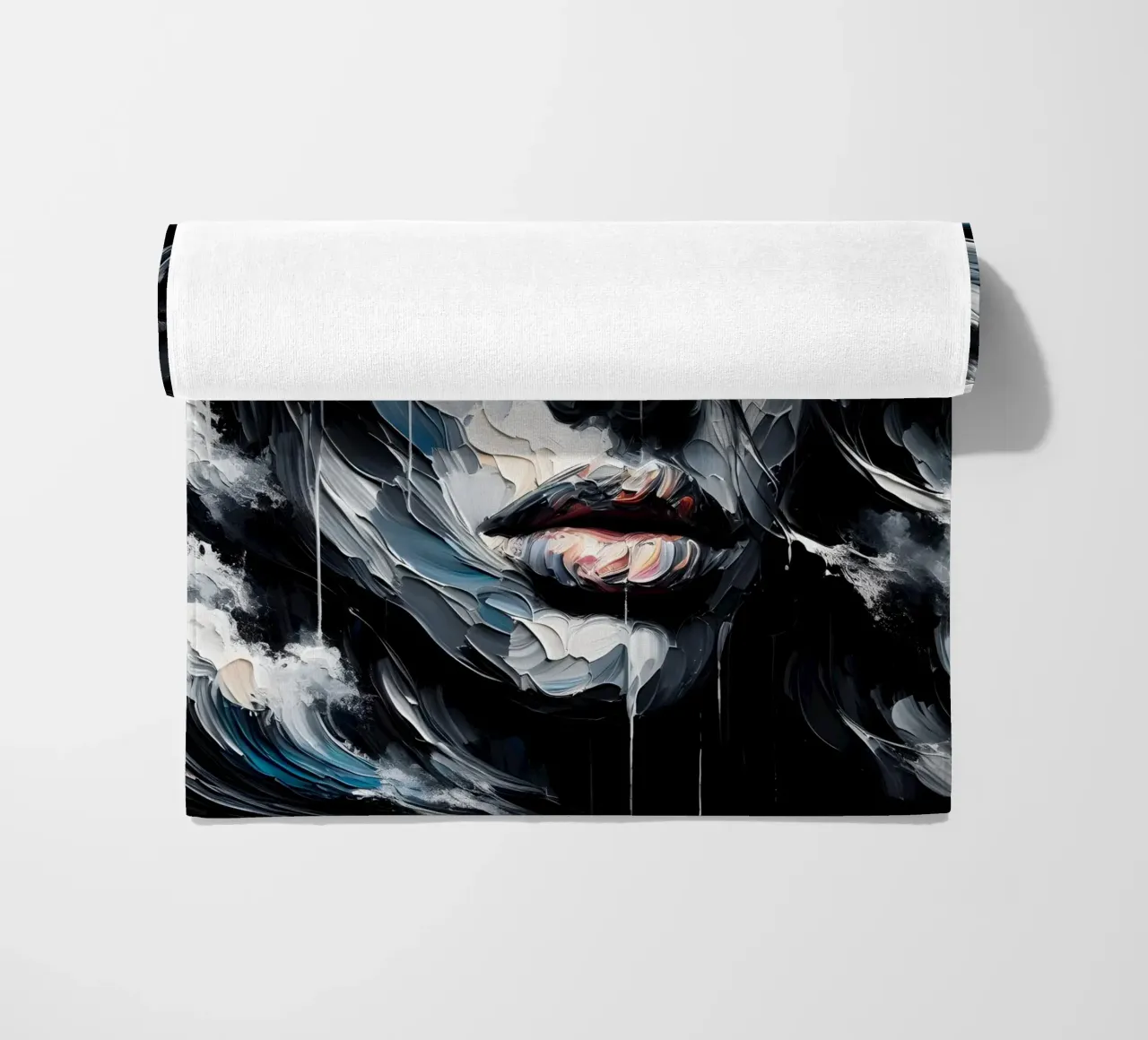 DONKERE GOLVEN strandhanddoek van ARTOMATIC