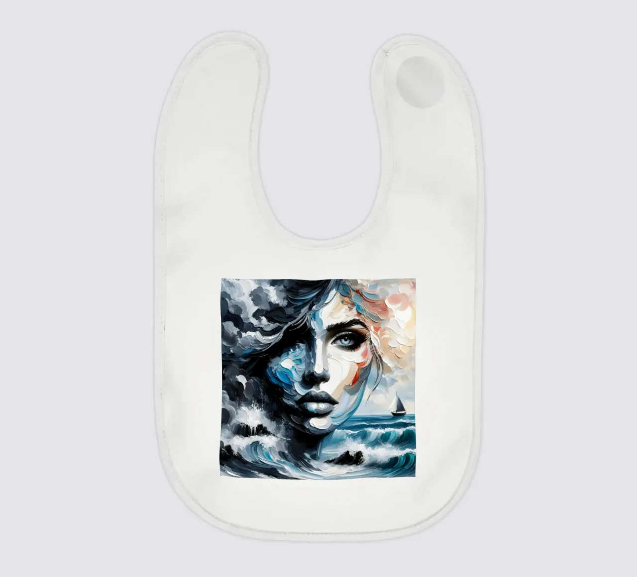 Wave Goodbye bavaglino da ARTOMATIC