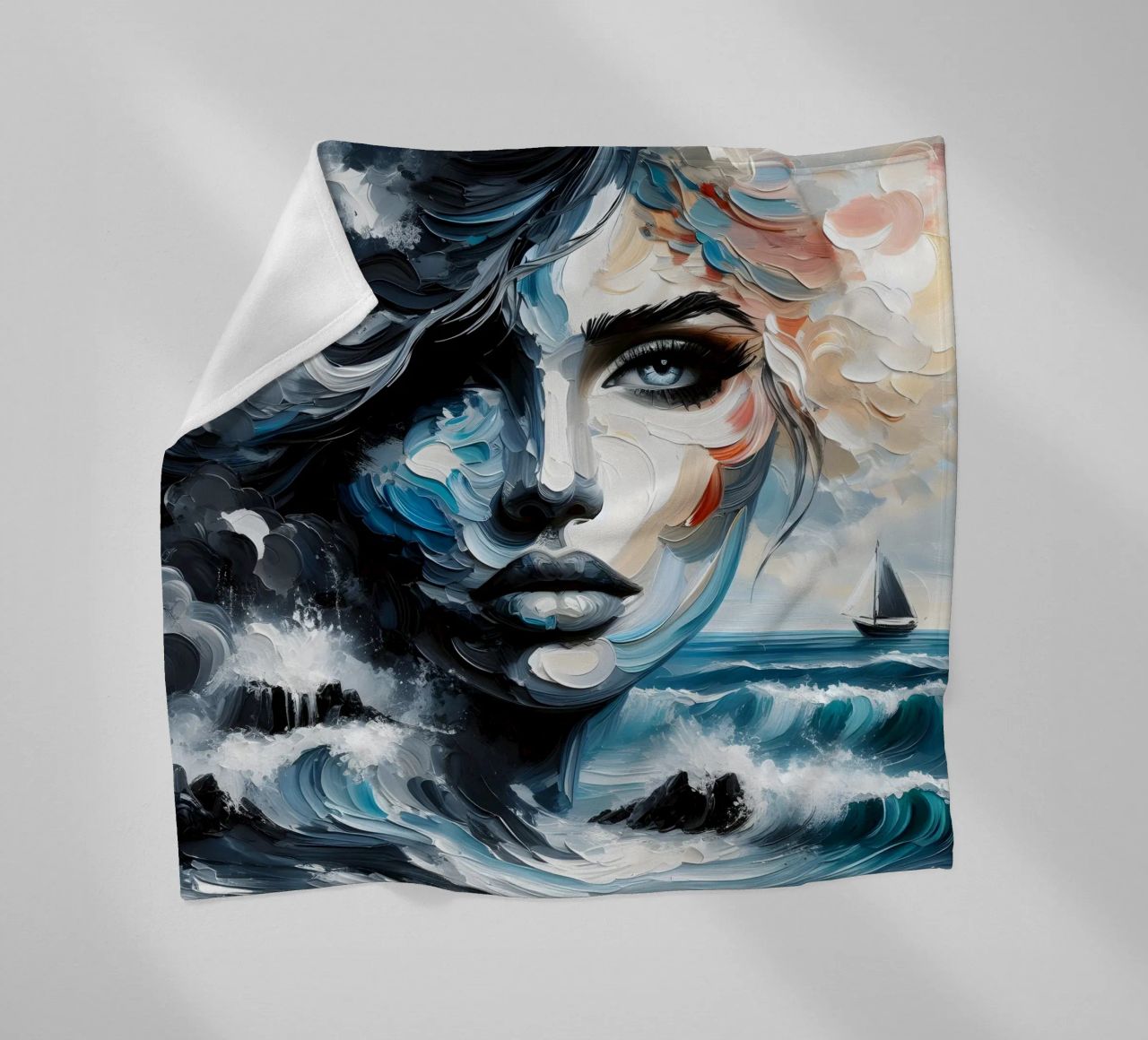 Wave Goodbye coperta in pile da ARTOMATIC