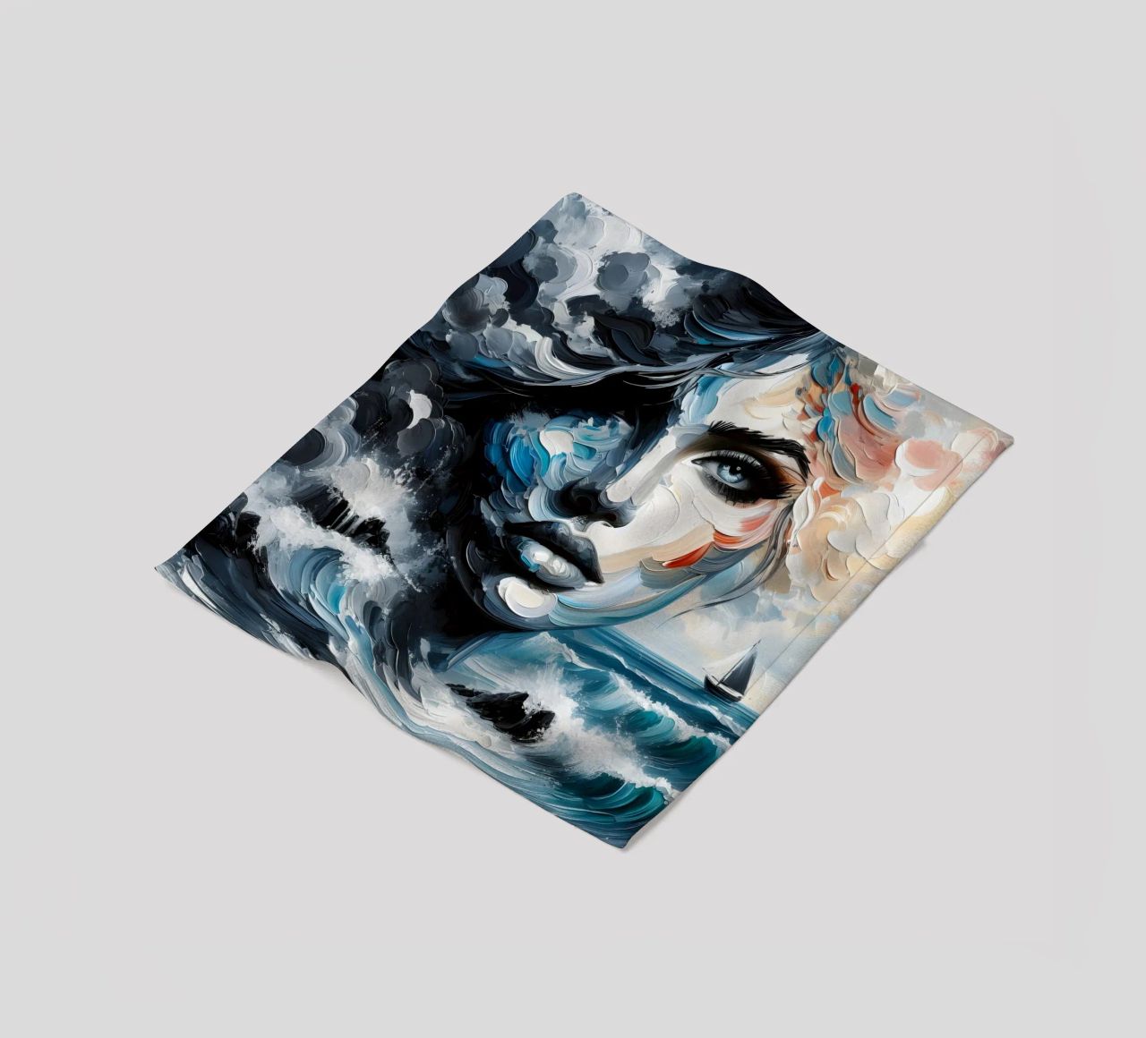 Wave Goodbye coperta in pile da ARTOMATIC