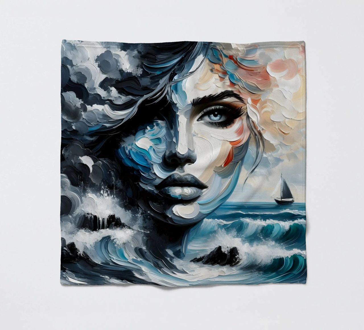 Wave Goodbye coperta in pile da ARTOMATIC