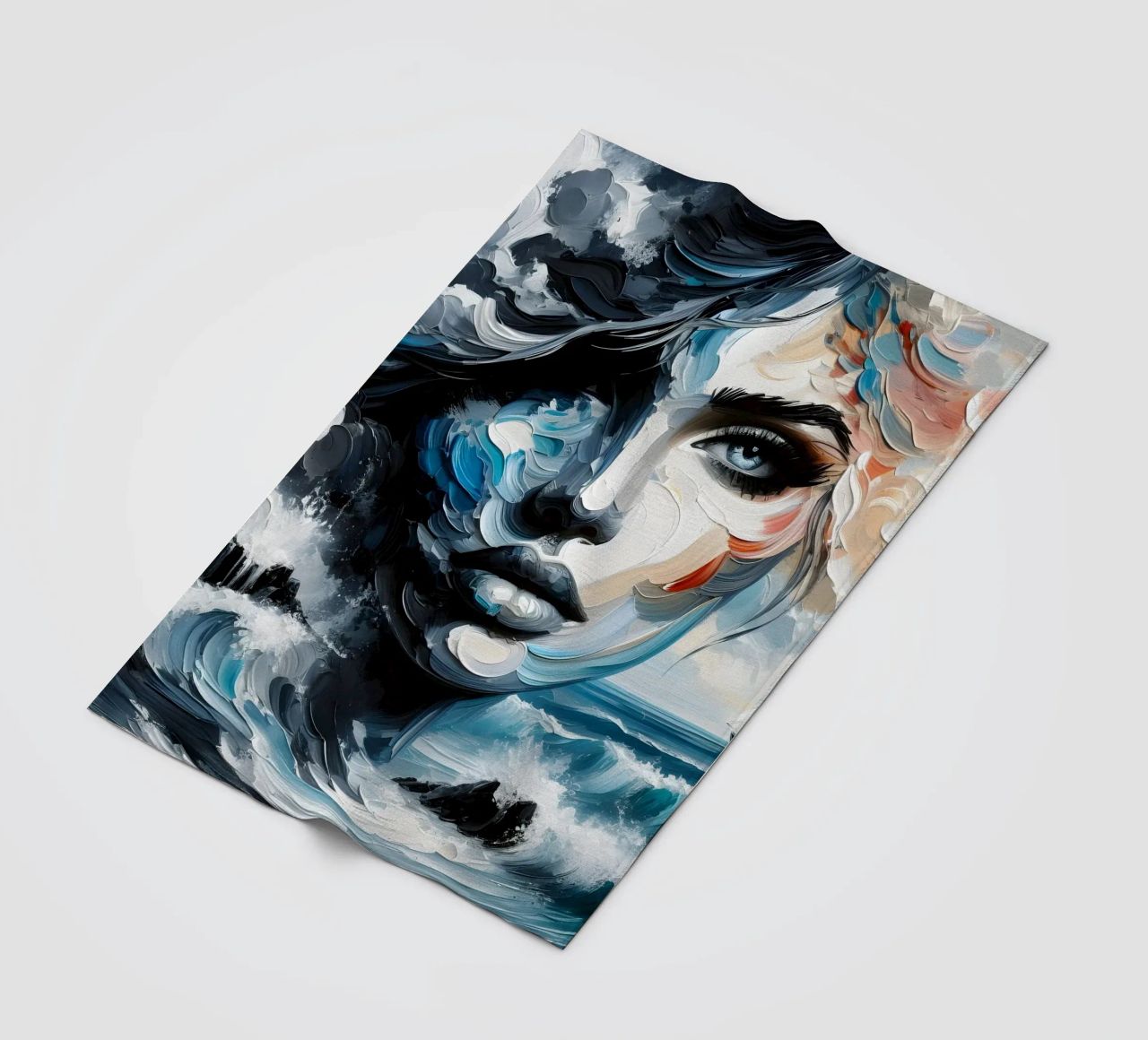 Wave Goodbye coperta in pile da ARTOMATIC
