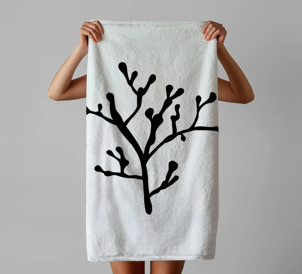 Filigrankoralle towel by Studio Karamelo