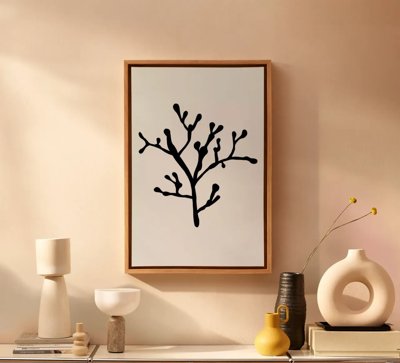 Filigrankoralle canvas by Studio Karamelo