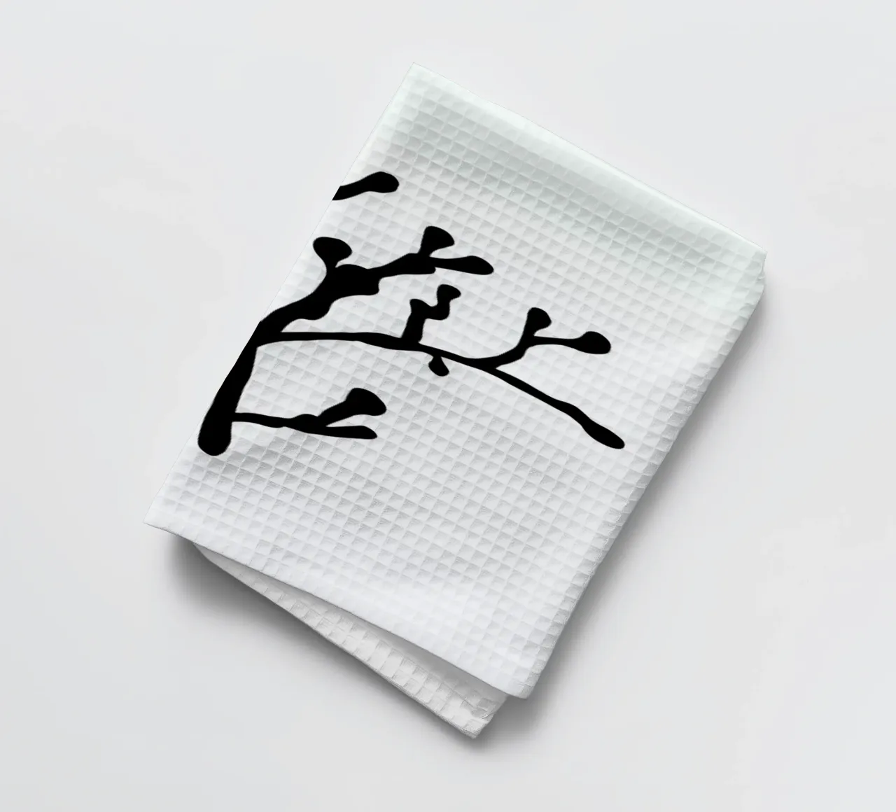 Filigrankoralle tea towel by Studio Karamelo