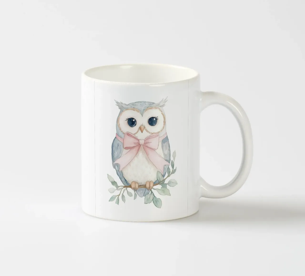 Ritratto di gufo tazza in ceramica da Jungle Joy Art