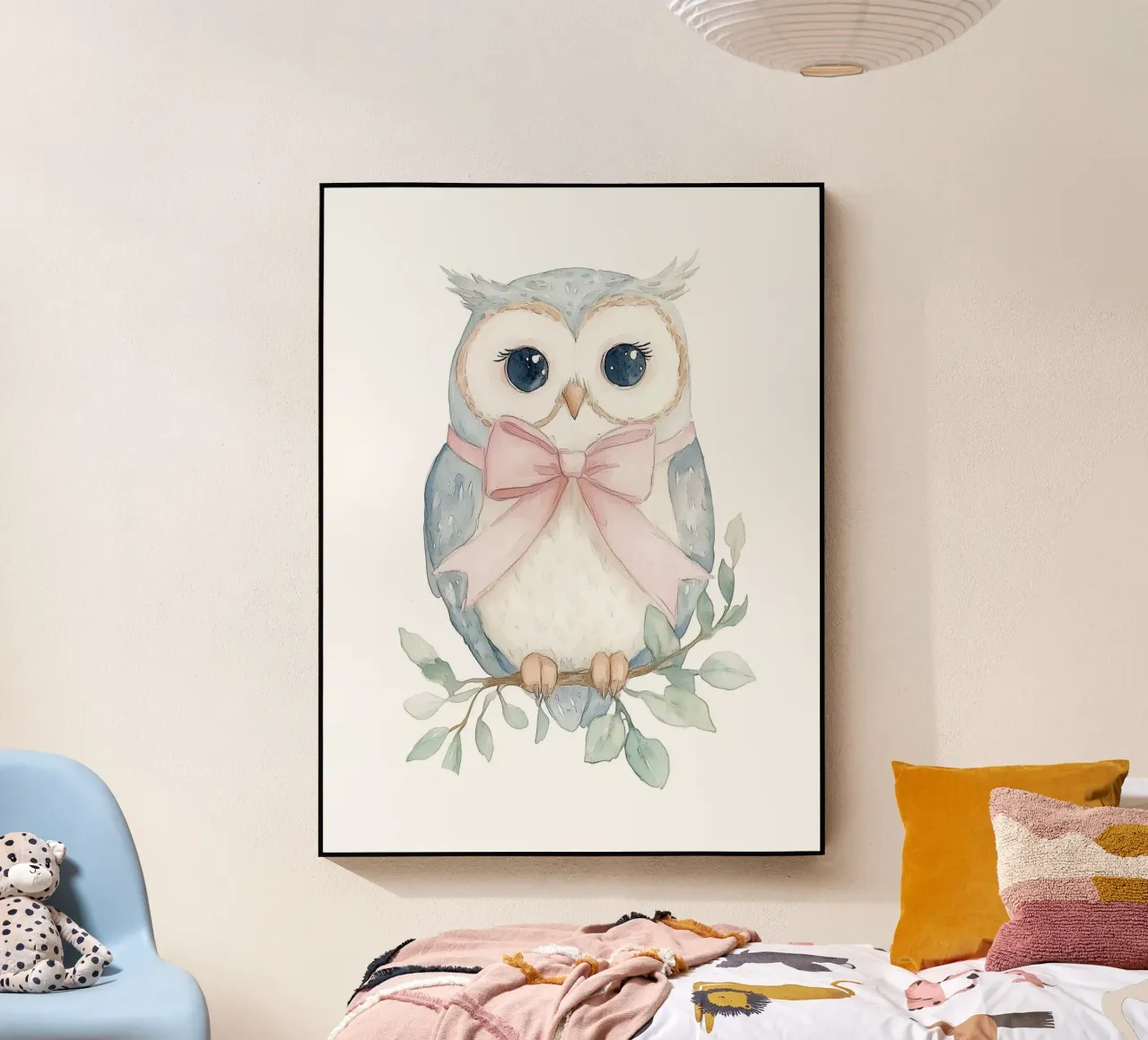 Ritratto di gufo plexiglass da Jungle Joy Art