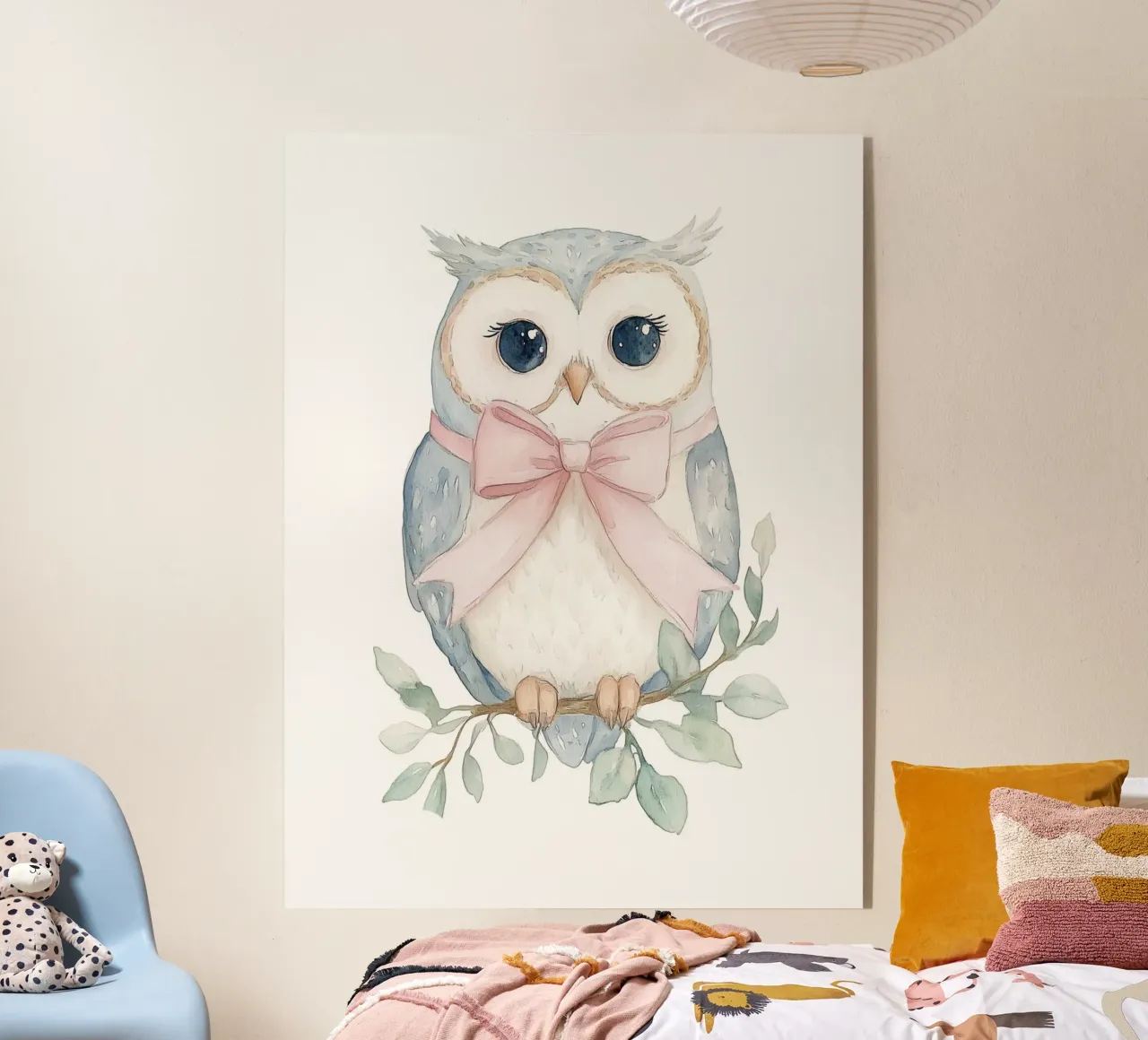 Ritratto di gufo plexiglass da Jungle Joy Art