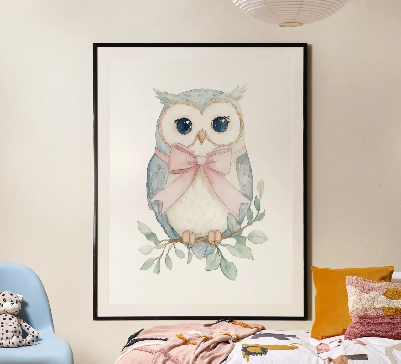 Ritratto di gufo poster da Jungle Joy Art