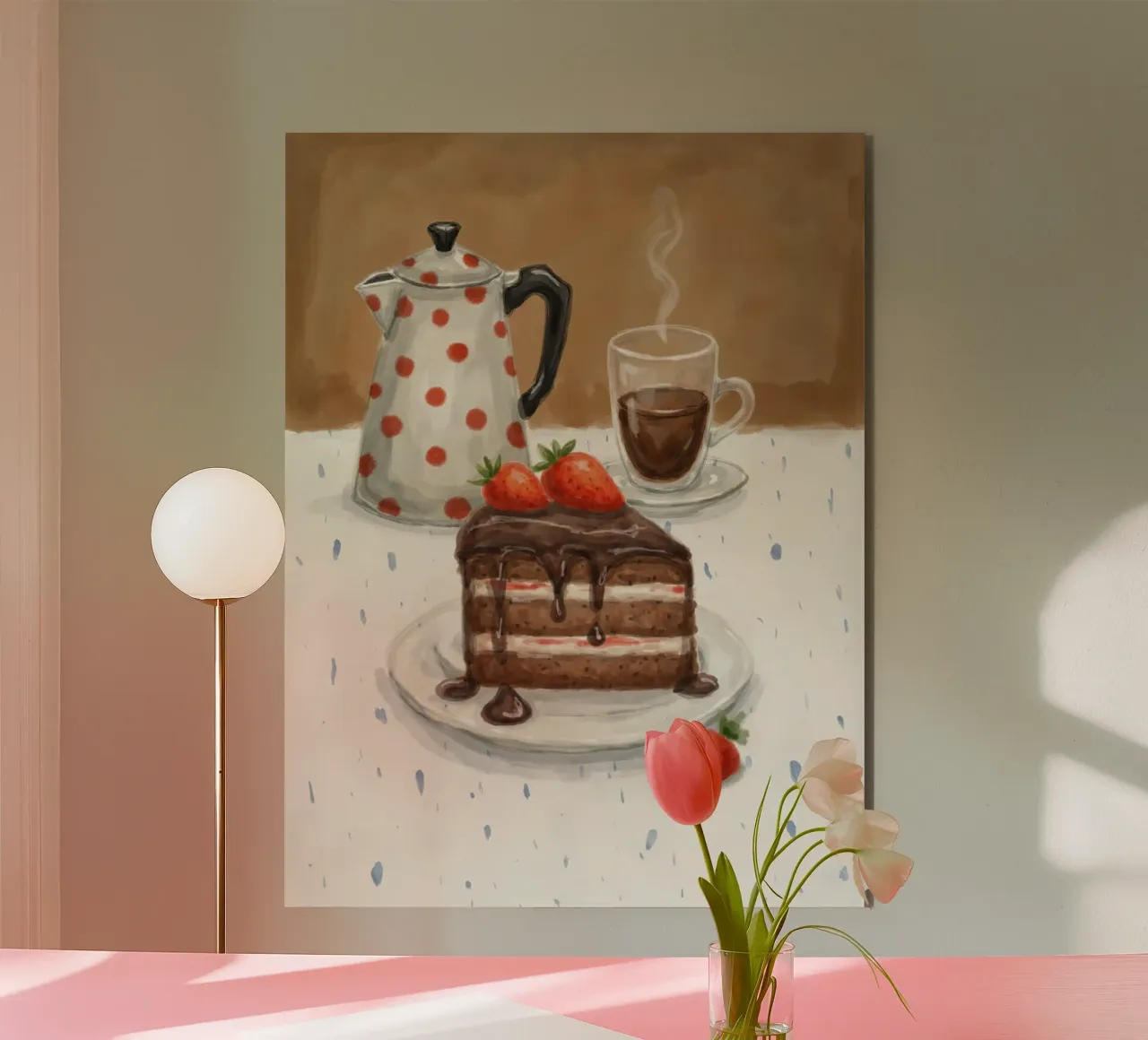 Dessert e caffè alluminio dibond da Indigo Rain