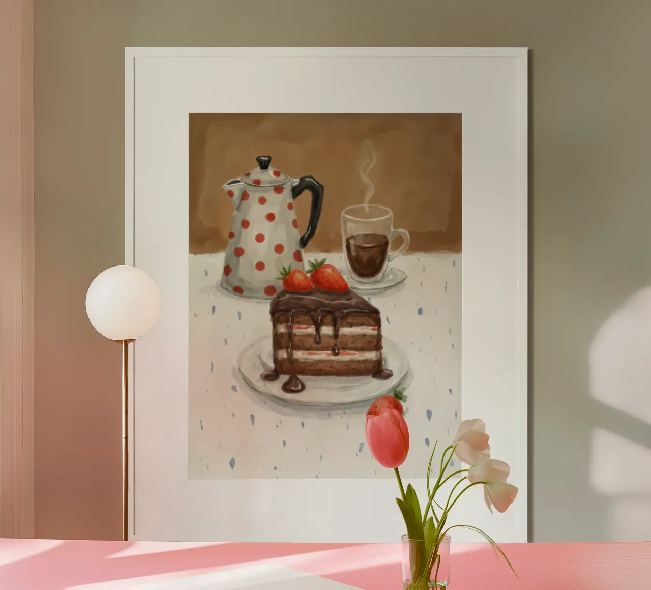 Dessert e caffè poster da Indigo Rain