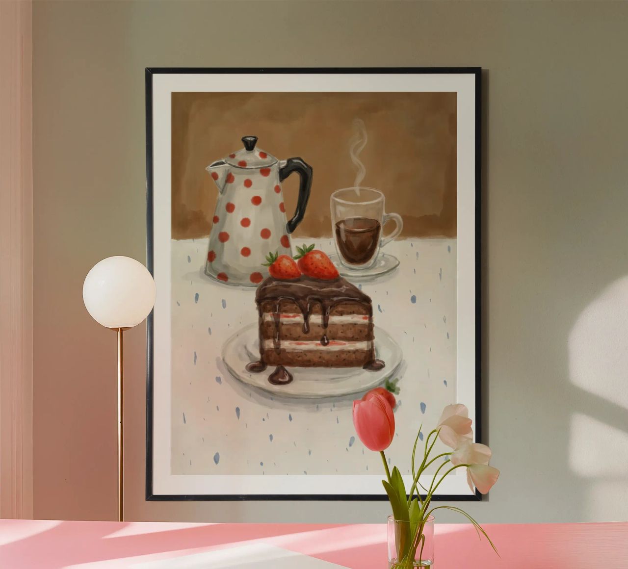Dessert & Coffee poster by Indigo Rain