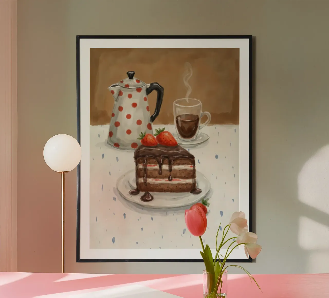 Dessert e caffè poster da Indigo Rain