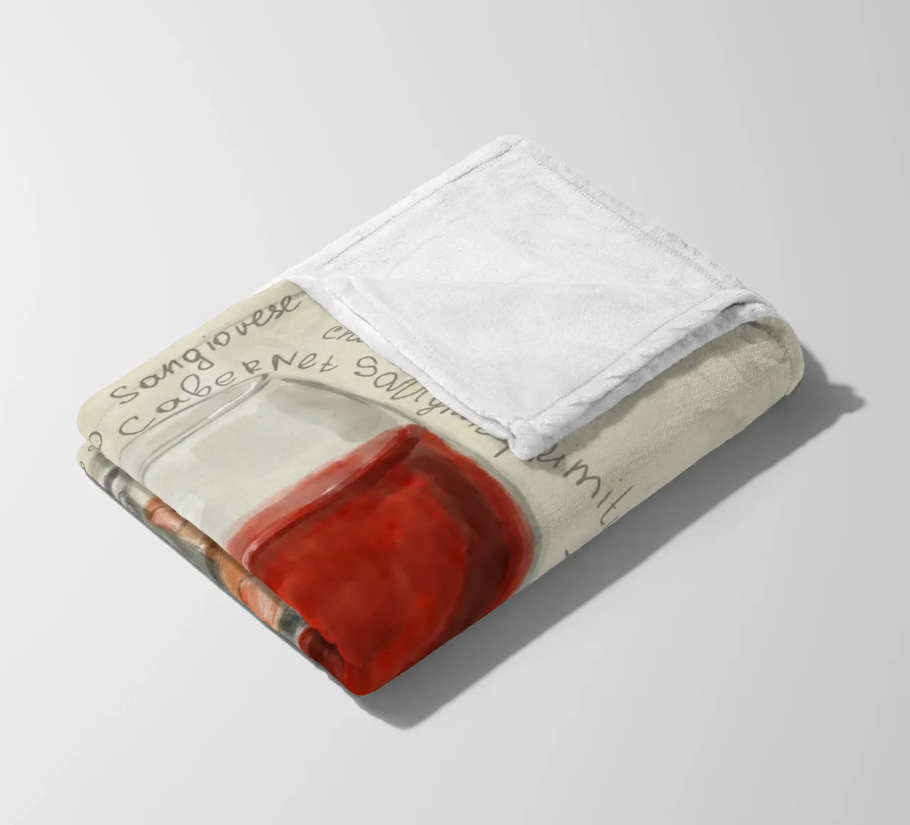 Vino rosso coperta in pile da Indigo Rain