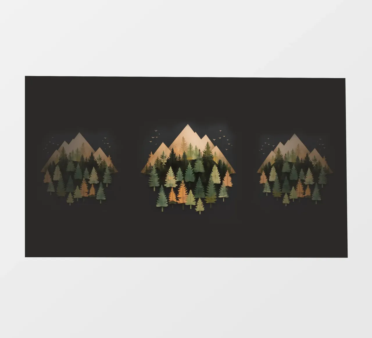 Green emerge 2 - rolling trees pellicola backlit da The Quiet Senju