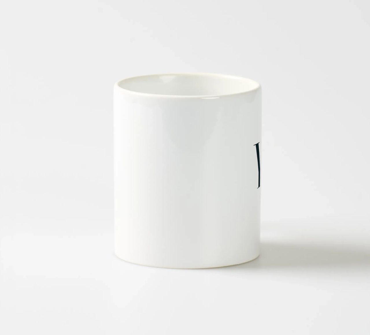 Sì Chef Tipografia semplice e minimalista tazza in ceramica da YV TYPOGRAPHY
