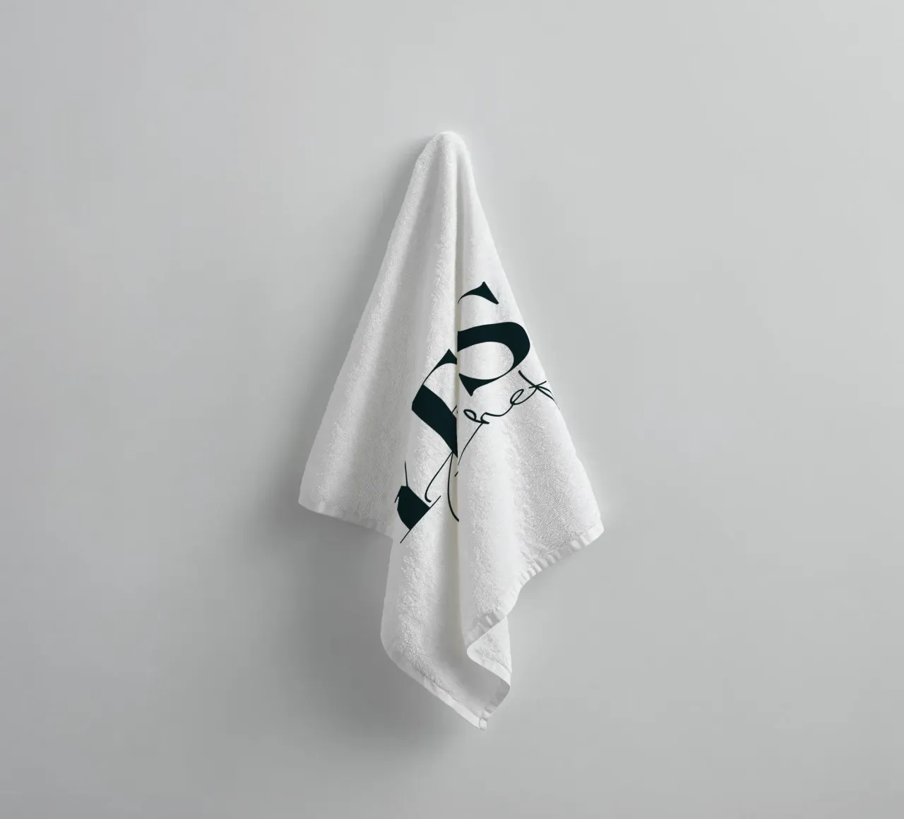 Yes Chef Simple Minimalist Typography Handtuch von YV TYPOGRAPHY
