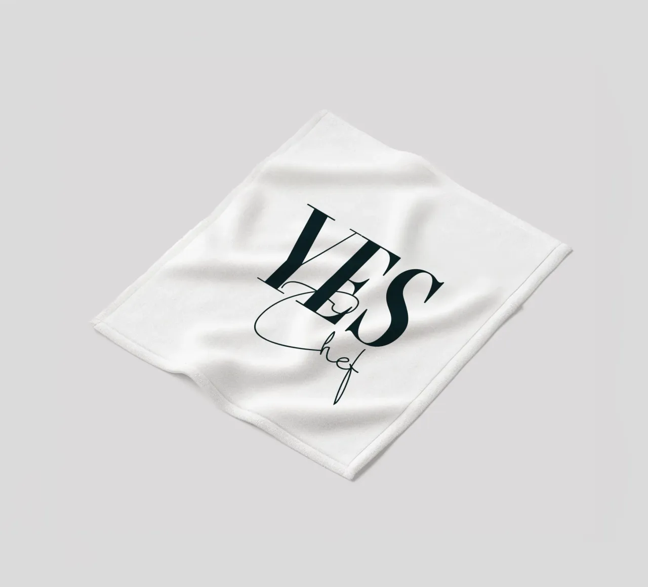 Sì Chef Tipografia semplice e minimalista coperta in pile da YV TYPOGRAPHY