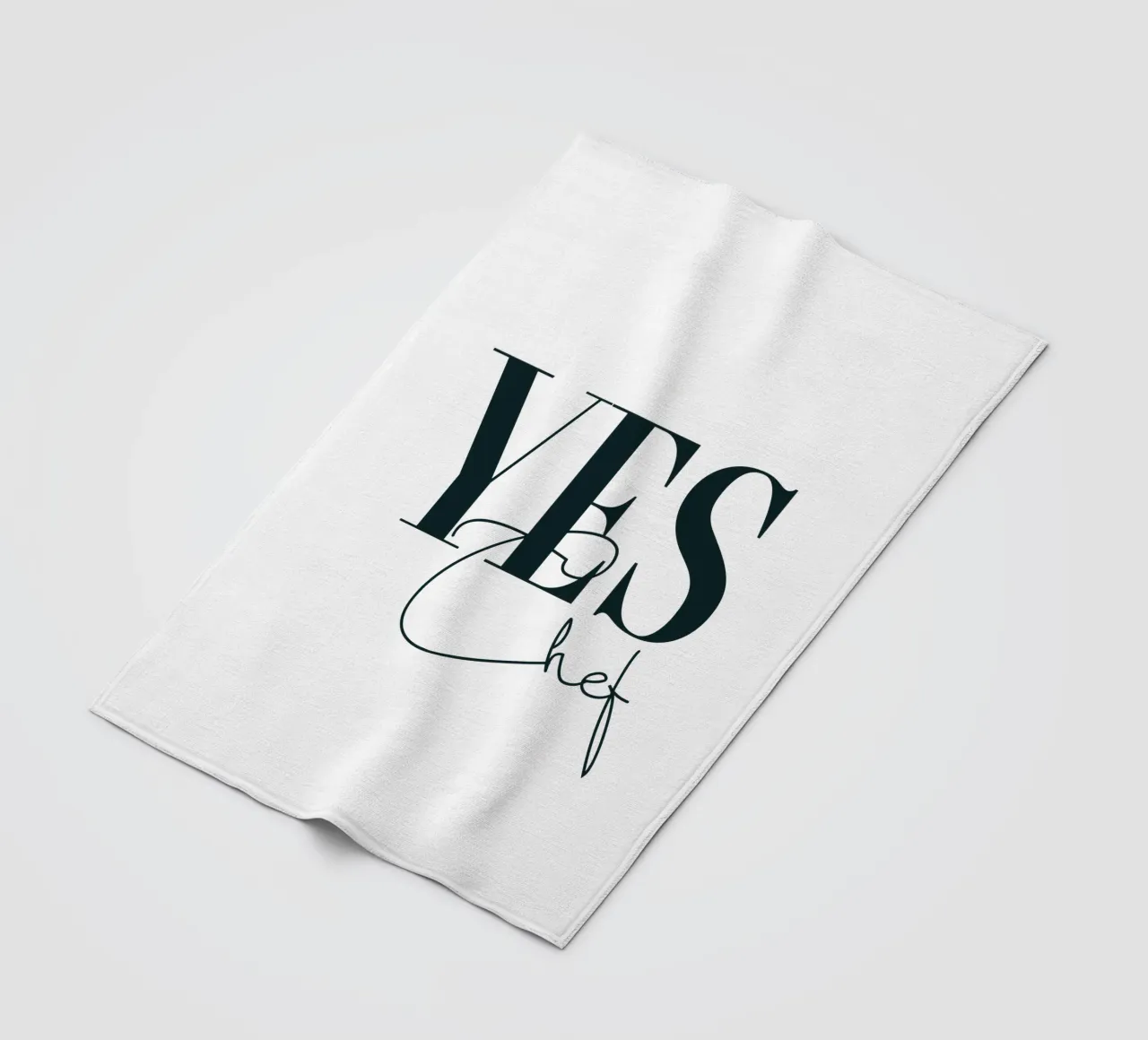 Sì Chef Tipografia semplice e minimalista coperta in pile da YV TYPOGRAPHY