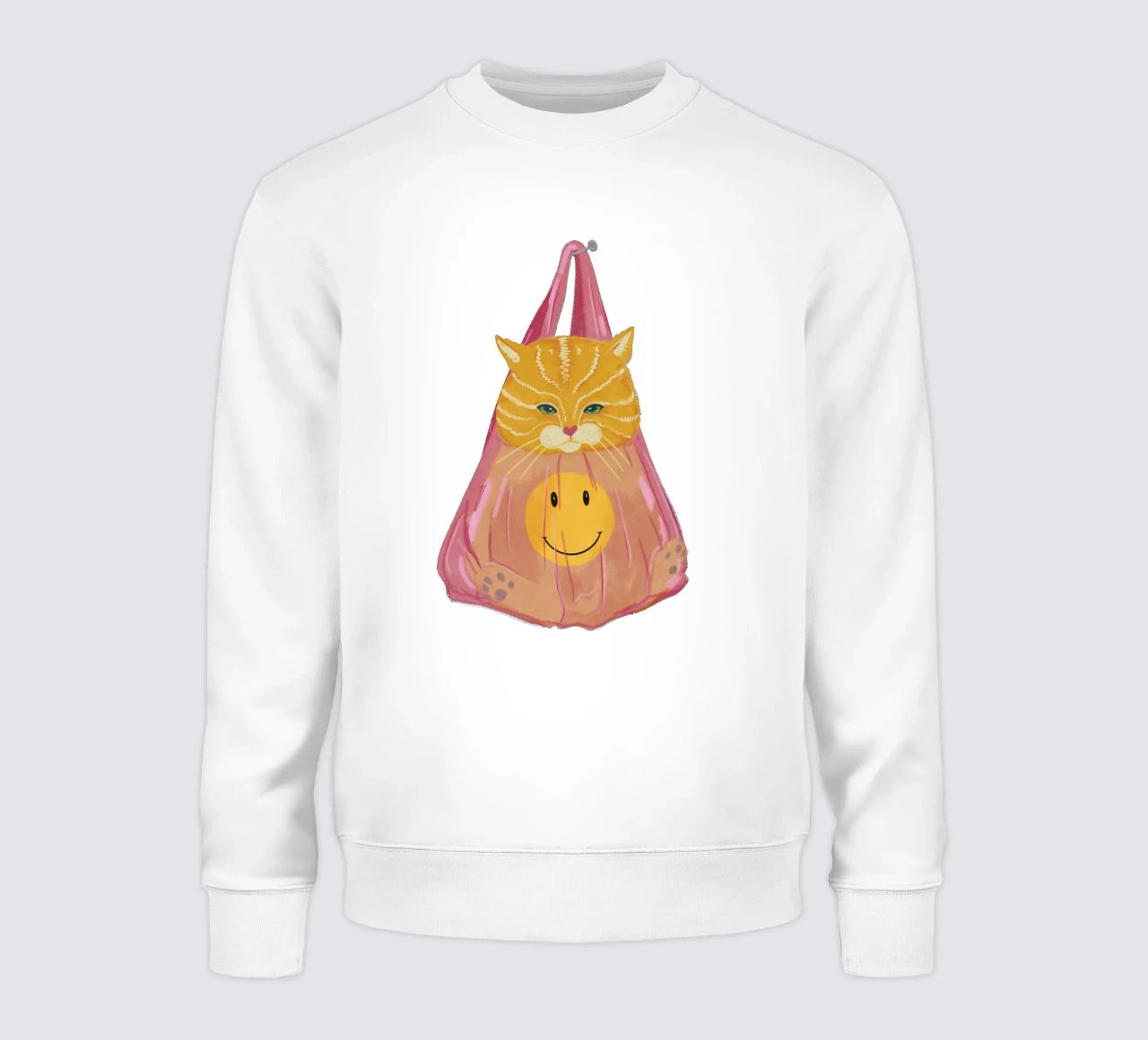 Gatto in borsa felpa da Illustration Raissa Oltmanns